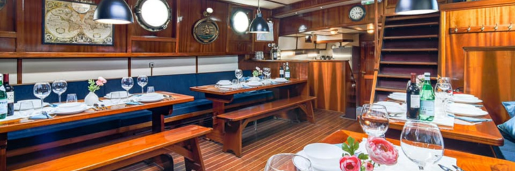 Interieur klipper WaterwolfInterieur klipper Waterwolf