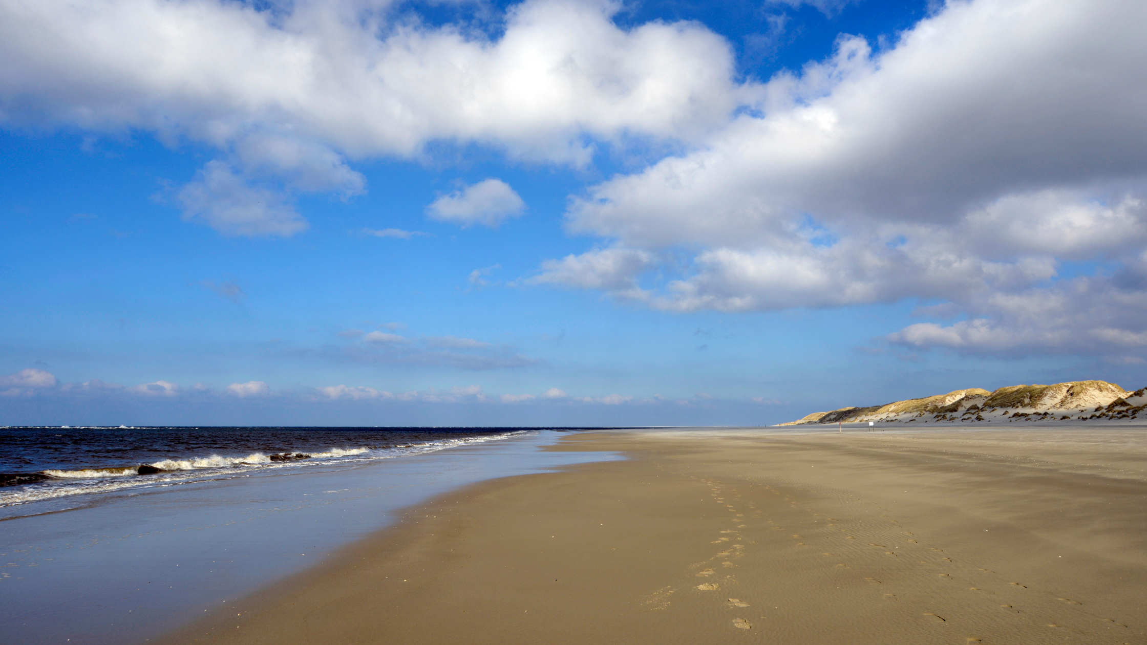 The particularly authentic beach of Terschelling