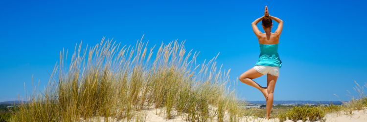Yoga in de Nederlandse duinen